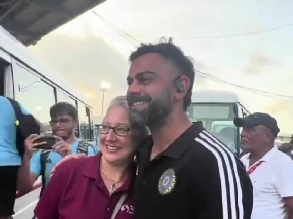 WATCH: Virat Kohli fanboy Joshua Da Silva's mother fails to control EMOTIONS while hugging ex-India captain, video goes viral