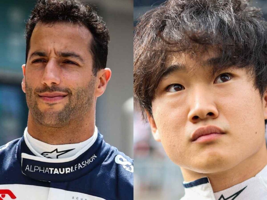 Daniel Ricciardo and Yuki Tsunoda (Credits: