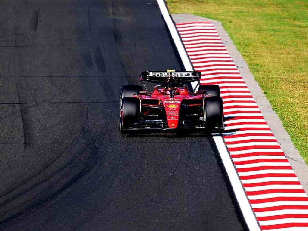 Carlos Sainz at the Hungarian GP