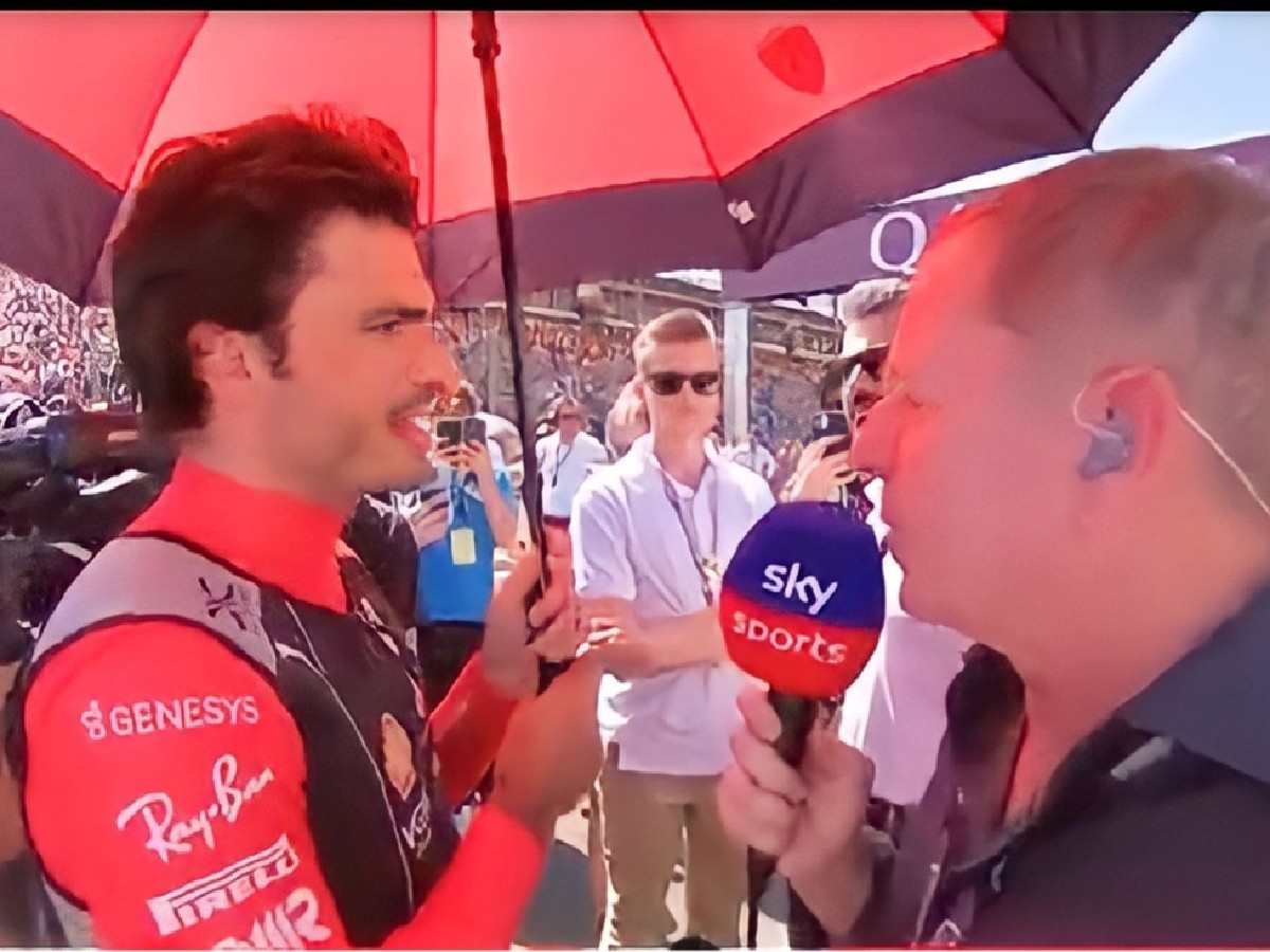 WATCH: Martin Brundle gives Carlos Sainz a new nickname during the Hungarian GP grid walk