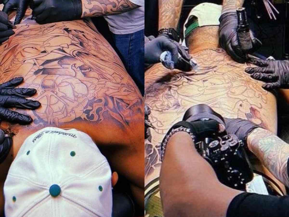 Nick Kyrgios inks himself with an enormous anime-themed tattoo adding it to his ever-growing collection