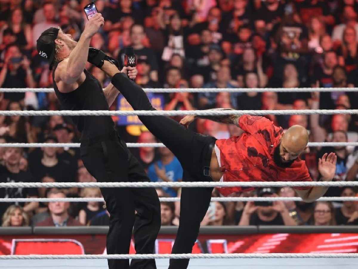 WATCH: Footage from Logan Paul’s phone of him getting superkicked by Ricochet on WWE Raw