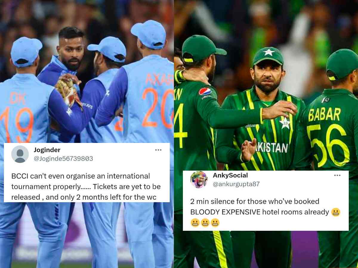 “RIP to those who already booked hotels and flights”- More VEXATION for fans as India-Pakistan ODI World Cup clash likely to be rescheduled due to Navratri