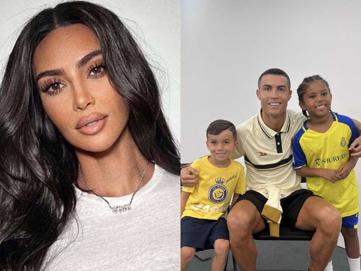 WATCH: Cristiano Ronaldo enjoys a fun session with Kim Kardashian’s kids after Al Nassr’s clash against PSG