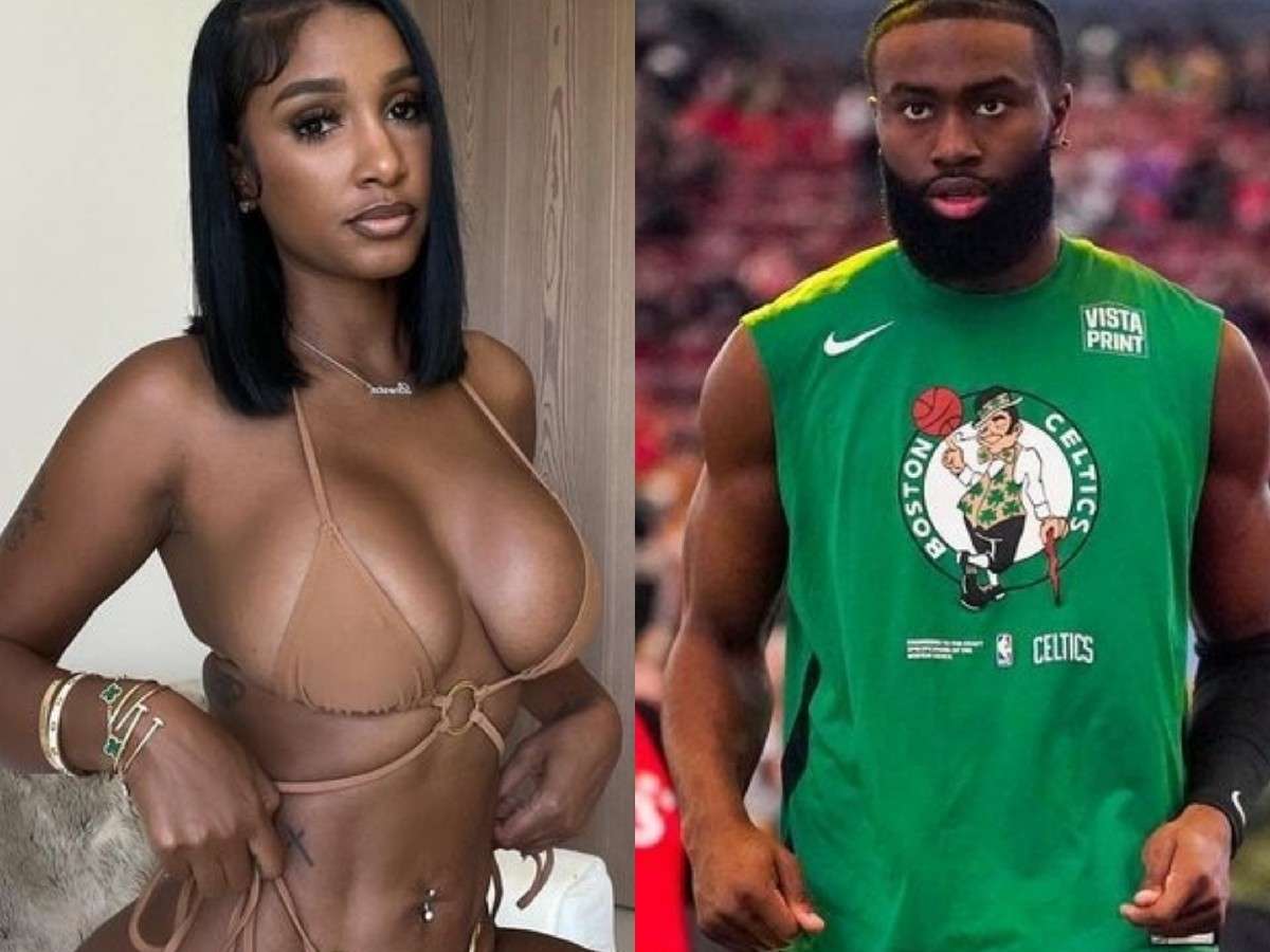 “Gold digger” – Jaylen Brown rumored GIRLFRIEND gets CALLED OUT after NBA star signs $304 million deal