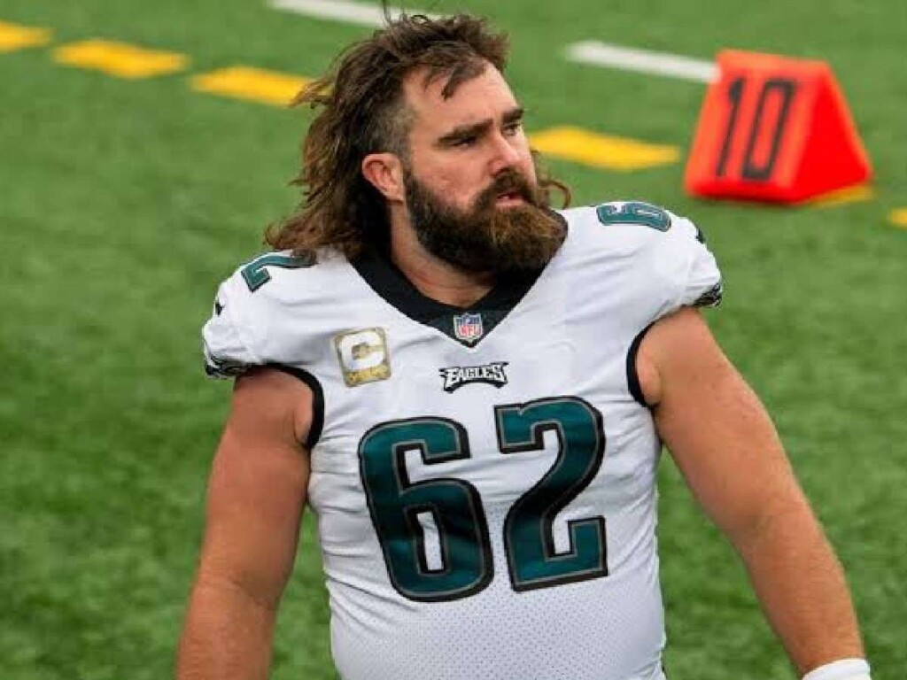 Jason Kelce (via CBS News)