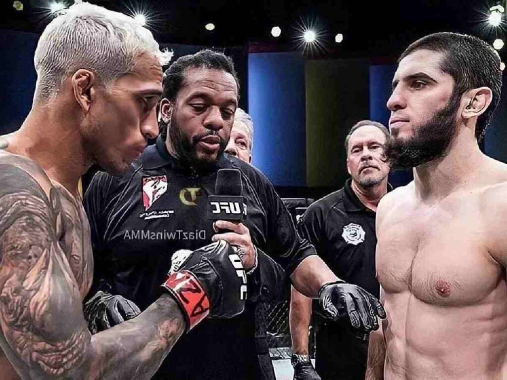 Charles Oliveira against Islam Makhachev 