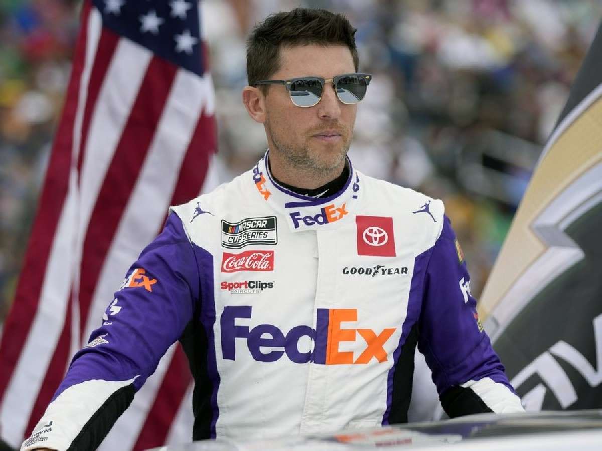 “You adapt or you die,” Denny Hamlin SLAMS critics of his controversial pass for the win at Pocono