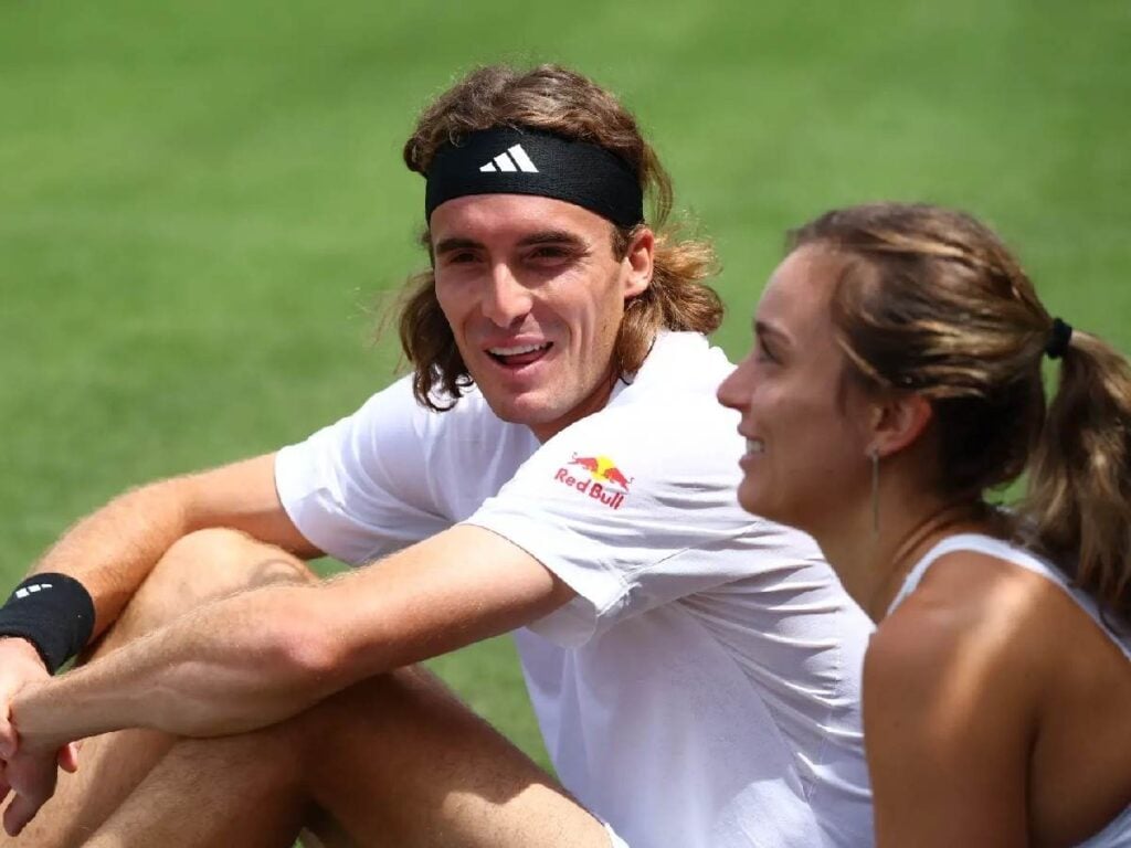 Stefanos Tsitsipas and Paula Badosa