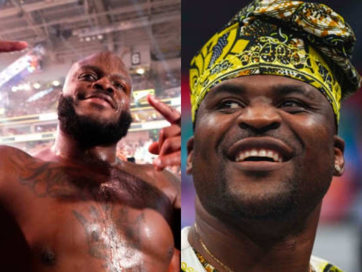 “Francis Ngannou just got his debut opponent” – Fans pitch PFL move for Derrick Lewis as ‘Black Beast’ ends UFC contract with stunning flying knee knockout at UFC 291