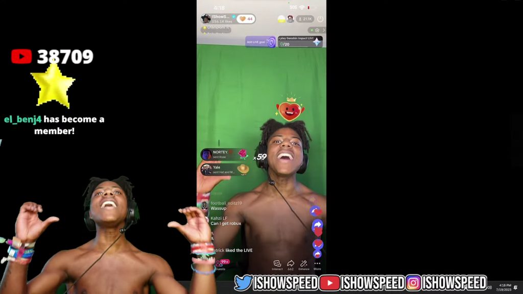 "They Got My Ni**a Speed Bro" IShowSpeed Joins The CRINGE TikTok NPC ...