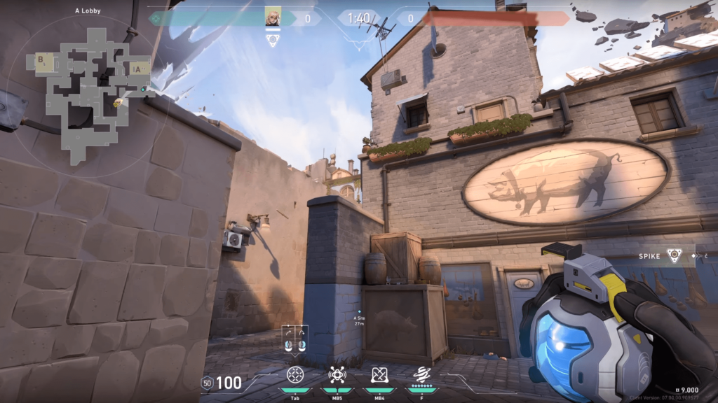 Deadlock's GravNet and Barrier Mesh Lineups on Ascent Map in Valorant