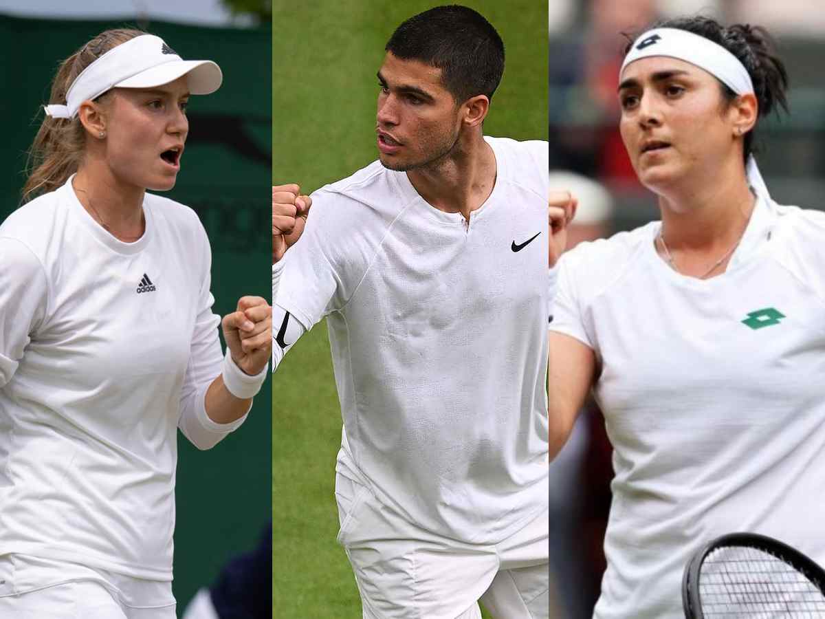 Wimbledon 2023: Order of Play for Day 6, Saturday, 8th July, 2023 featuring Elena Rybakina, Carlos Alcaraz and Ons Jabeur