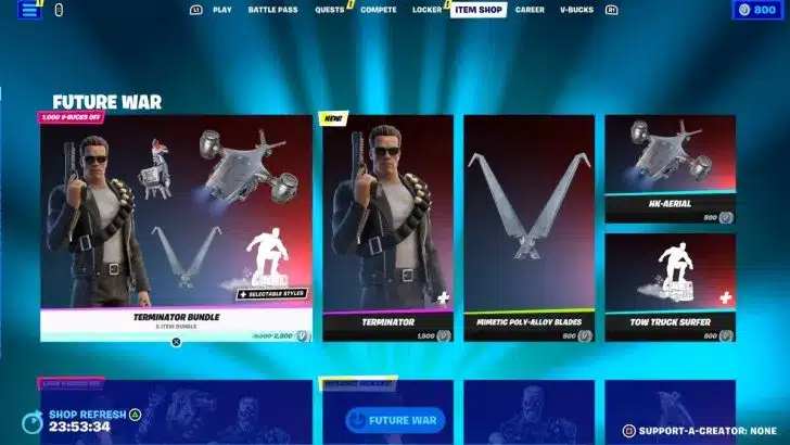 Fortnite x Terminator collaboration: Release date, skins, emote, price and more