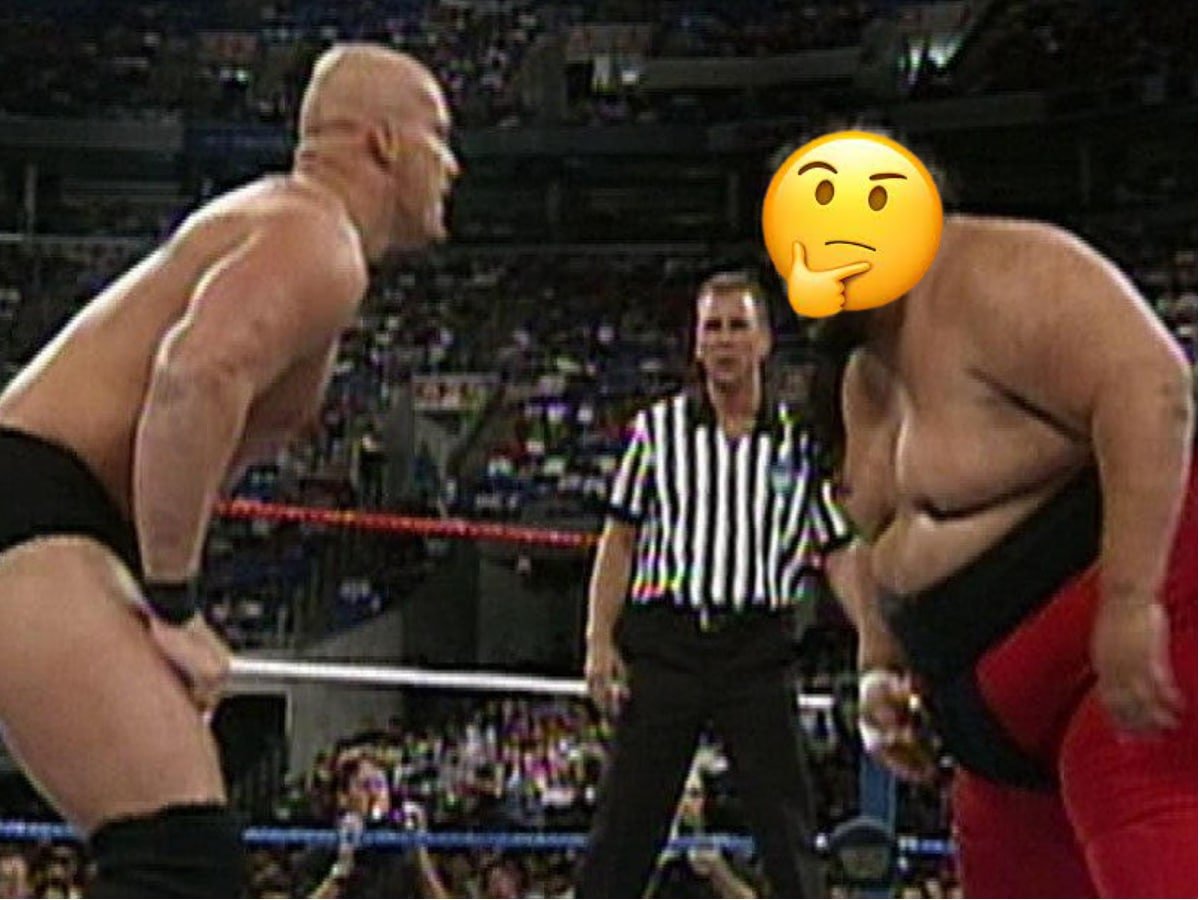 Stone Cold Steve Austin actually crapped his pants in the ring while facing 600-pound WWE Hall of Famer