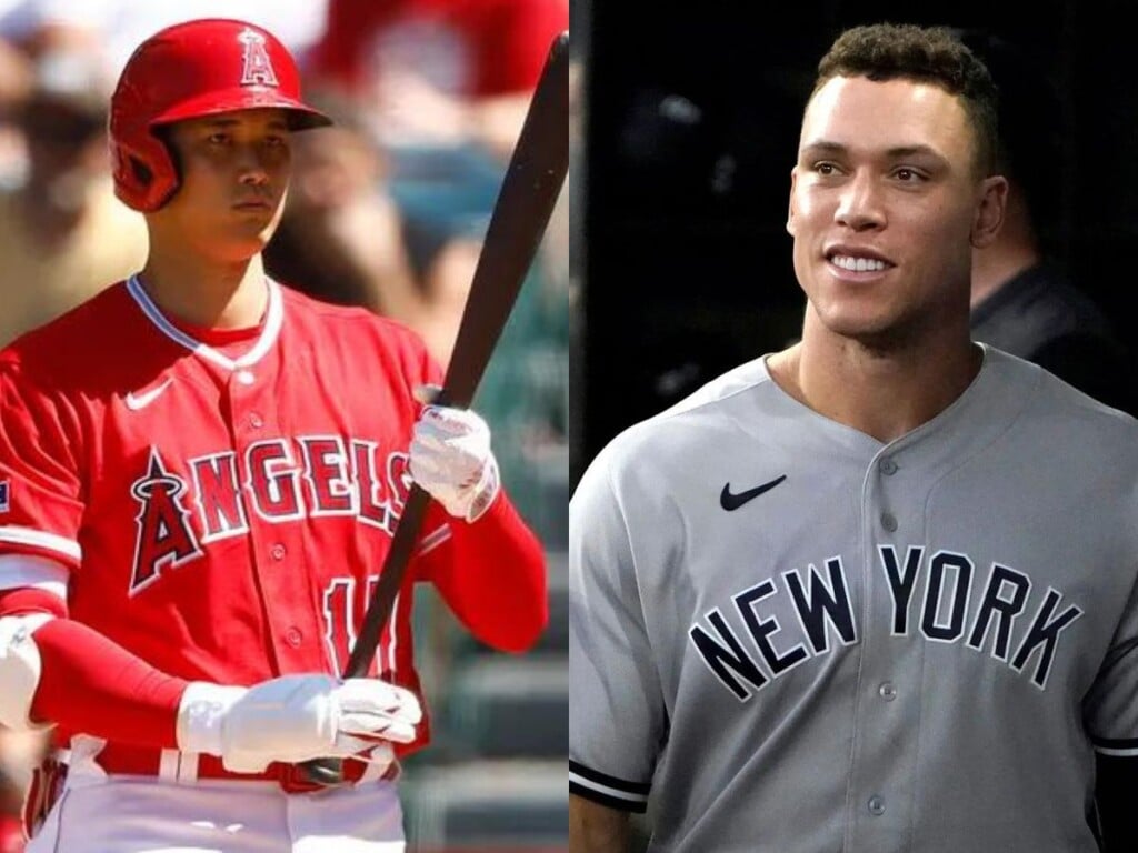 Shohei Ohtani and Aaron Judge ( Image via MLB )