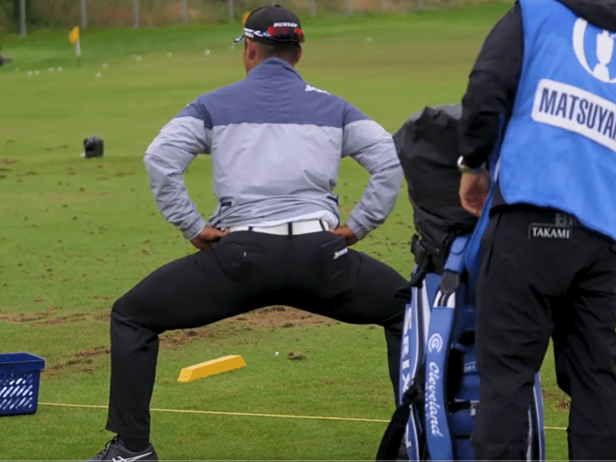 WATCH: “Looks constipated,” Hideki Matsuyama’s QUIRKY green warm-up prior The Open takes internet by storm, Golf Twitter reacts