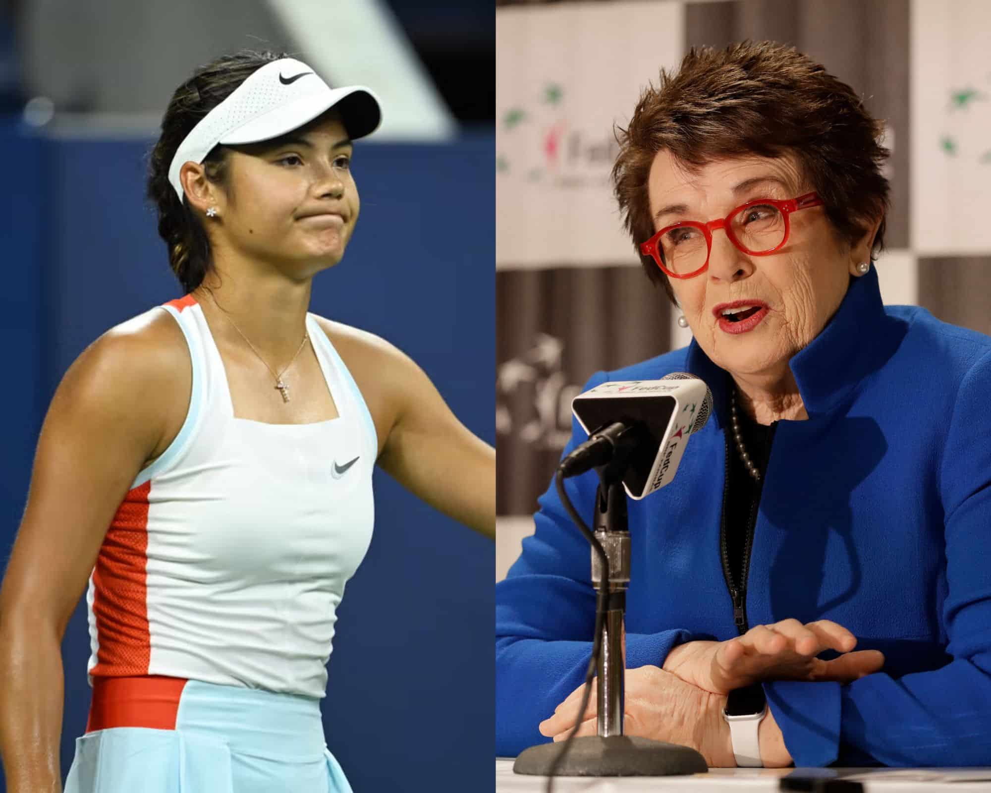 Billie Jean King tells Emma Raducanu to toughen up following the Brit’s comments calling the Tour ‘brutal’