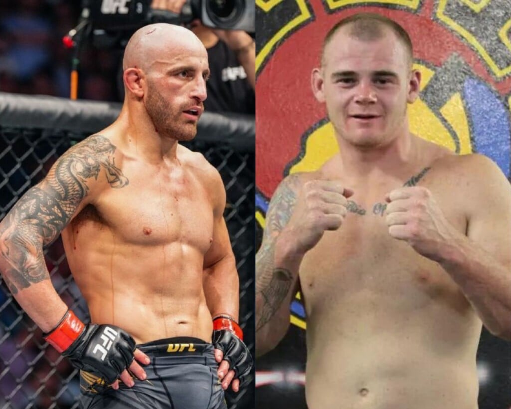 Alexander Volkanovski and Corey Nelson 