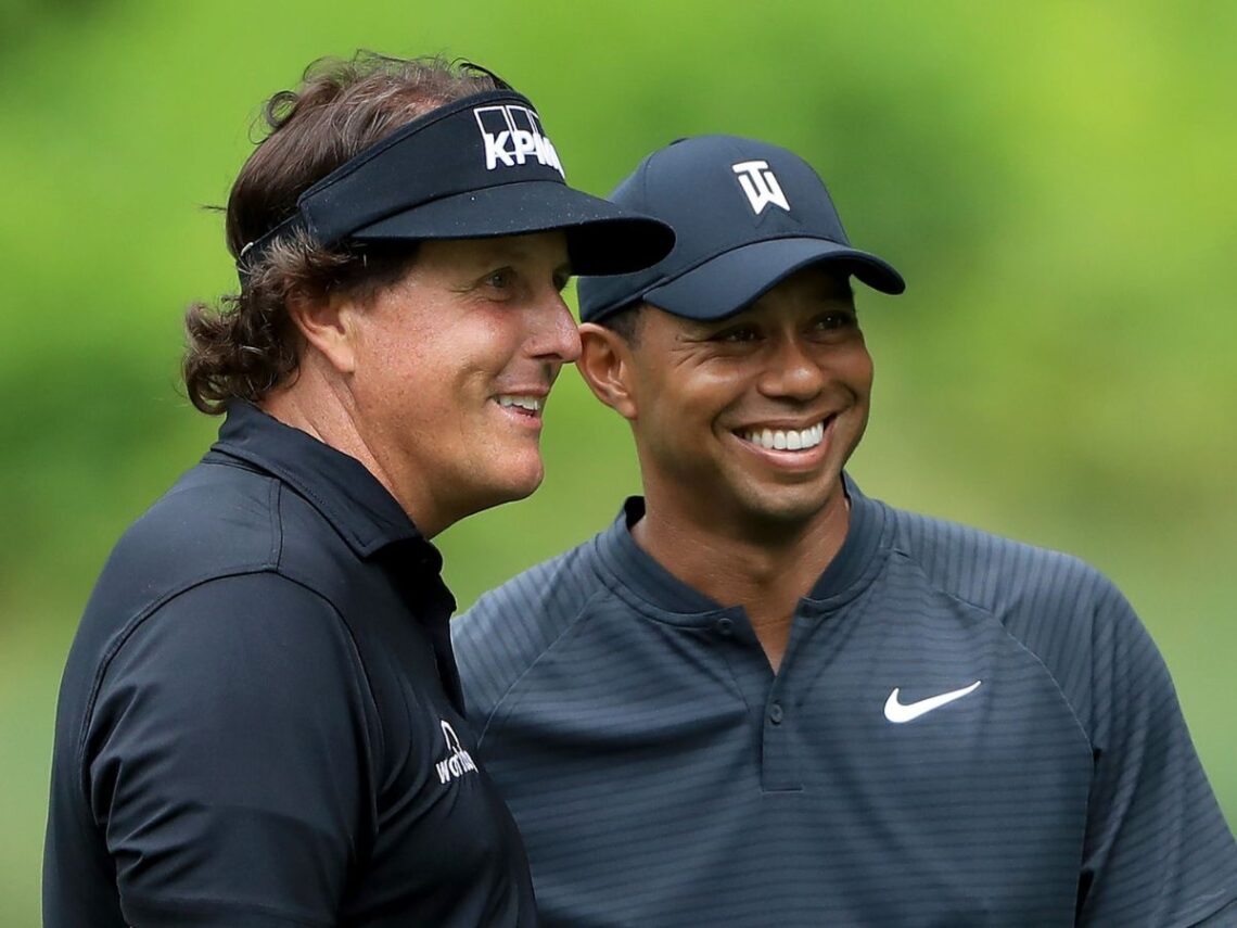 Mickelson and Woods