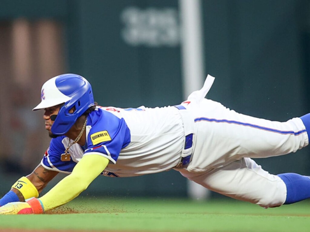 Acuna Script WATCH: Braves' Ronald Acuna Jr. scripts MLB history, becomes first ...