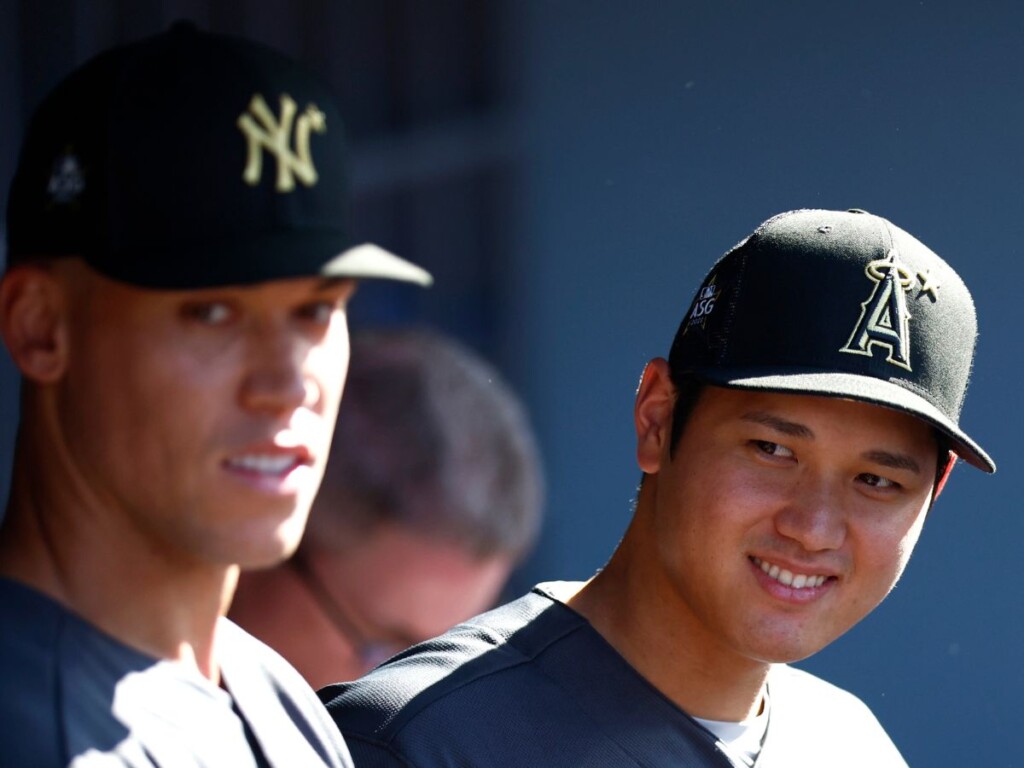 Shohei Ohtani and Aaron Judge