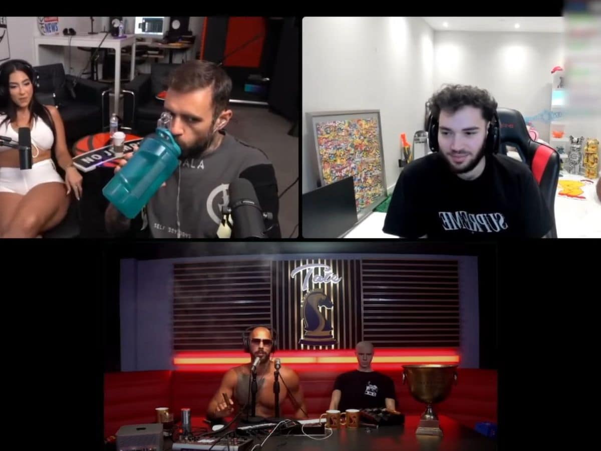 Andrew Tate shares HILARIOUS story about his time in Thailand on stream with Adin Ross, Adam22, and Lena The Plug