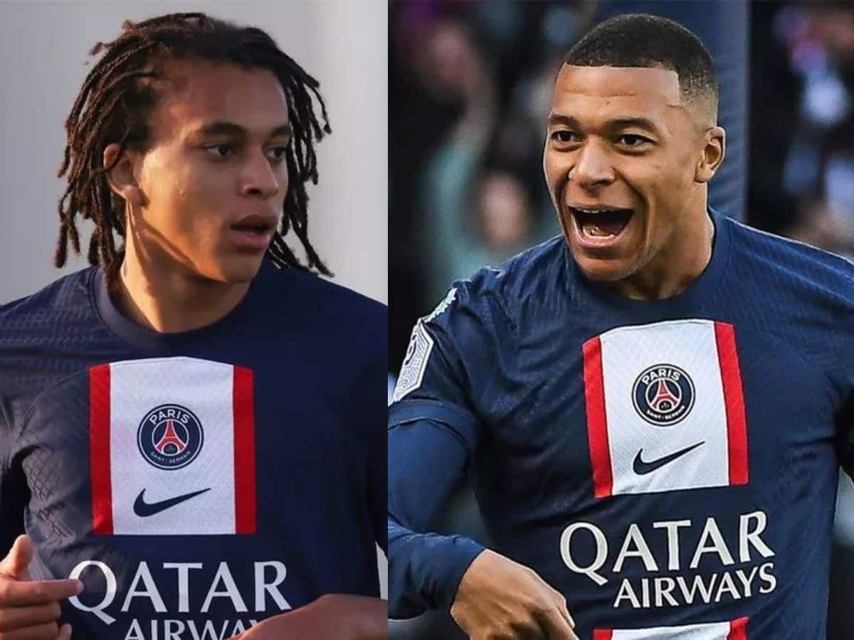 “Pushing Ethan out of PSG”- Fans awestruck after seeing Kylian Mbappe and his brother training together at PSG