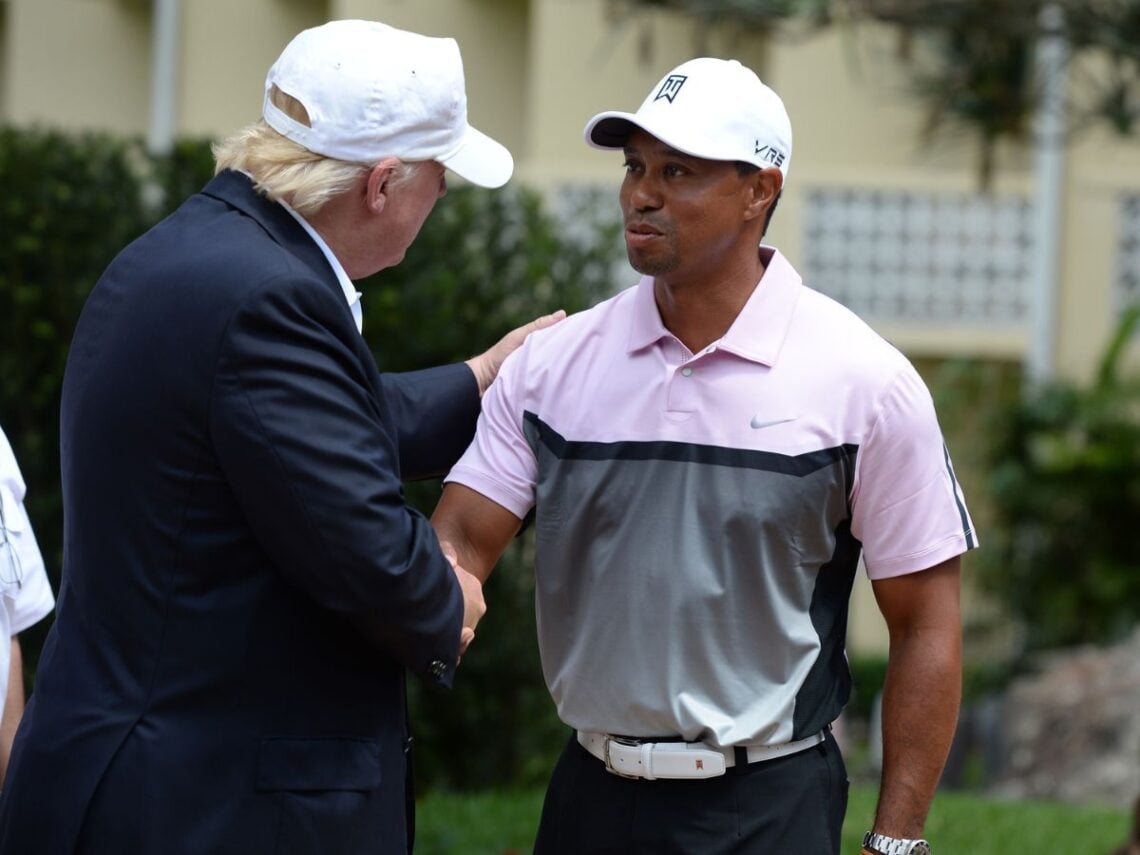 Woods and Trump