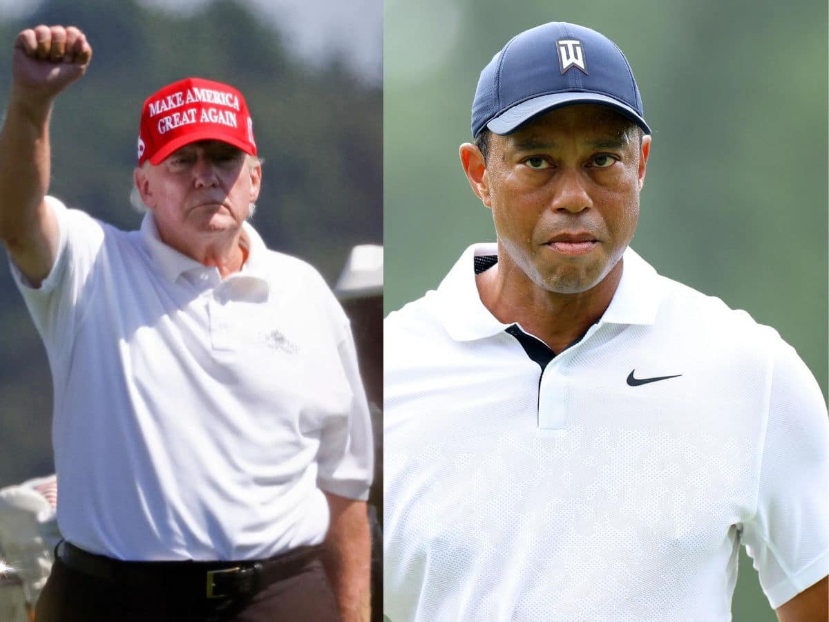 Did former US President Donald Trump cheat while playing golf with GOAT Tiger Woods?