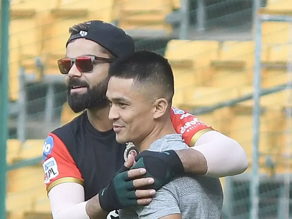 Virat Kohli Sunil Chhetri