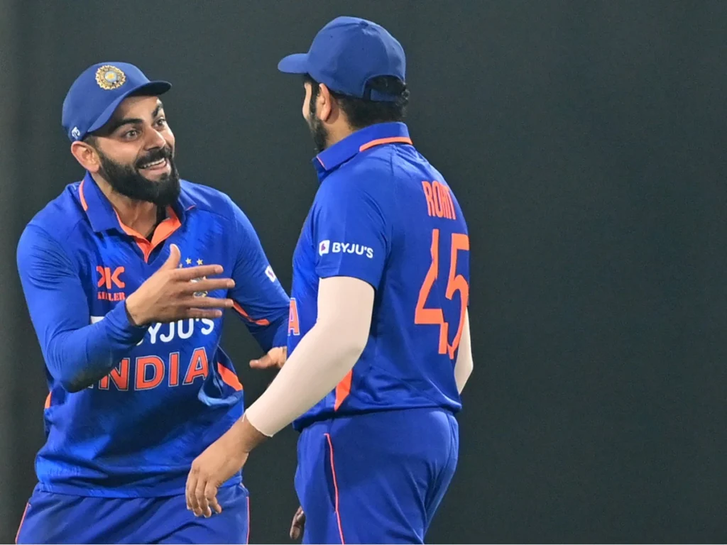 Virat Kohli and Rohit Sharma