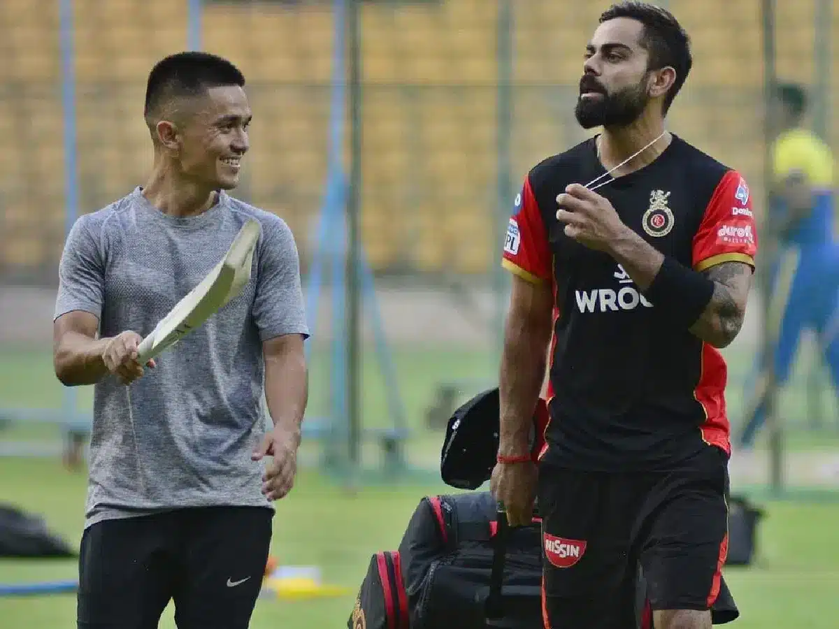 “We don’t talk for months,” Sunil Chhetri sheds light on his relationship with Virat Kohli