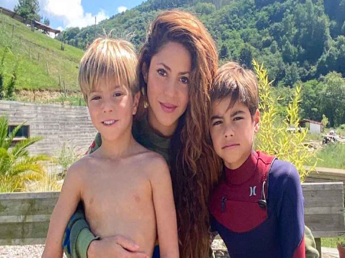 Shakira and her children