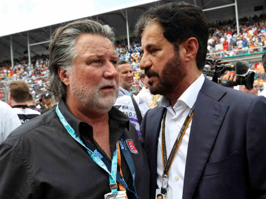 Michael Andretti and Mohammed Bin Sulayem (Credits: Coates / XPB Images)