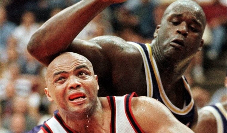 Shaquille O'Neal and Charles Barkley 