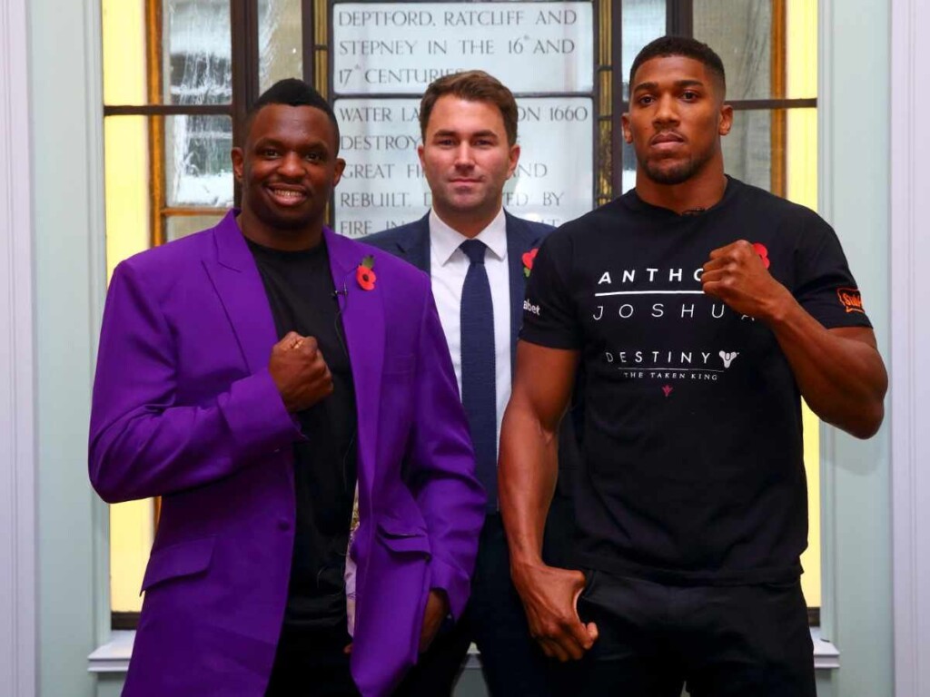 Anthony Joshua and Dillian Whyte