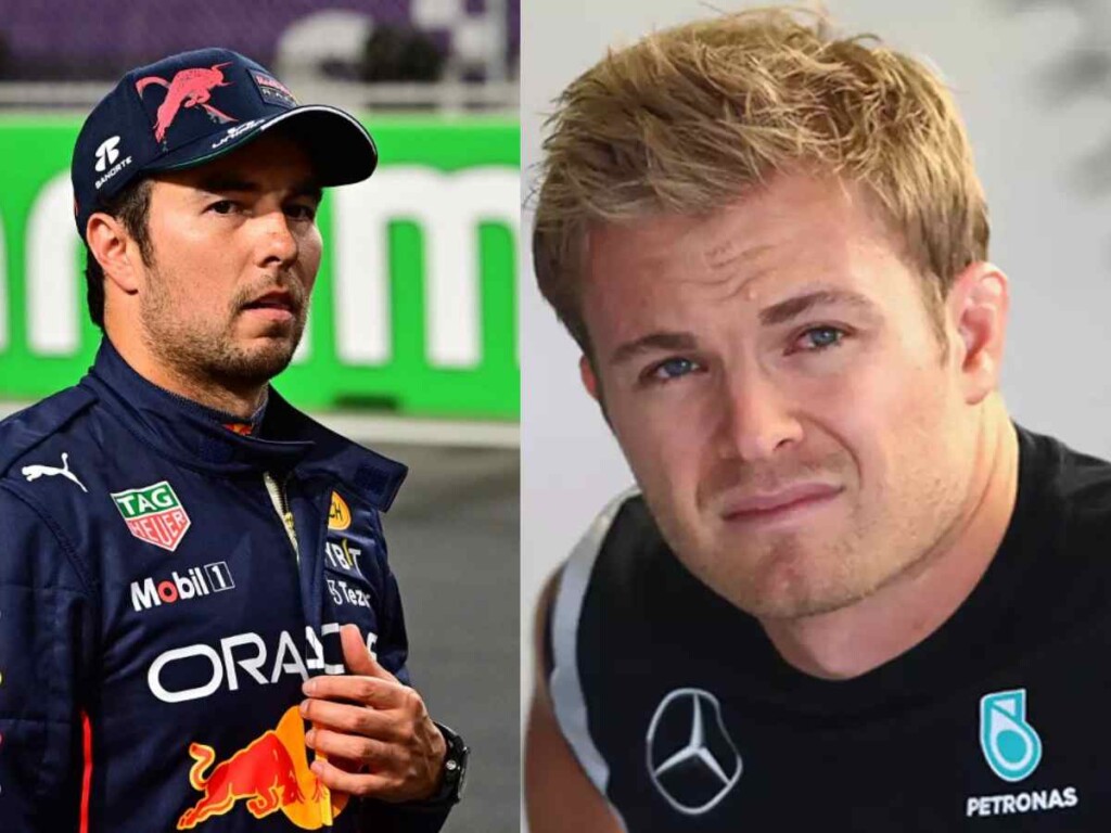 Sergio Perez and Nico Rosberg