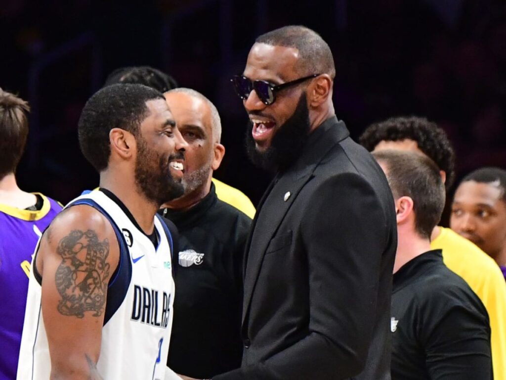 LeBron James continues FLIRTING with Kyrie Irving, calls him NBA's BEST EVER ball-handler 1 Kyrie Irving and LeBron James