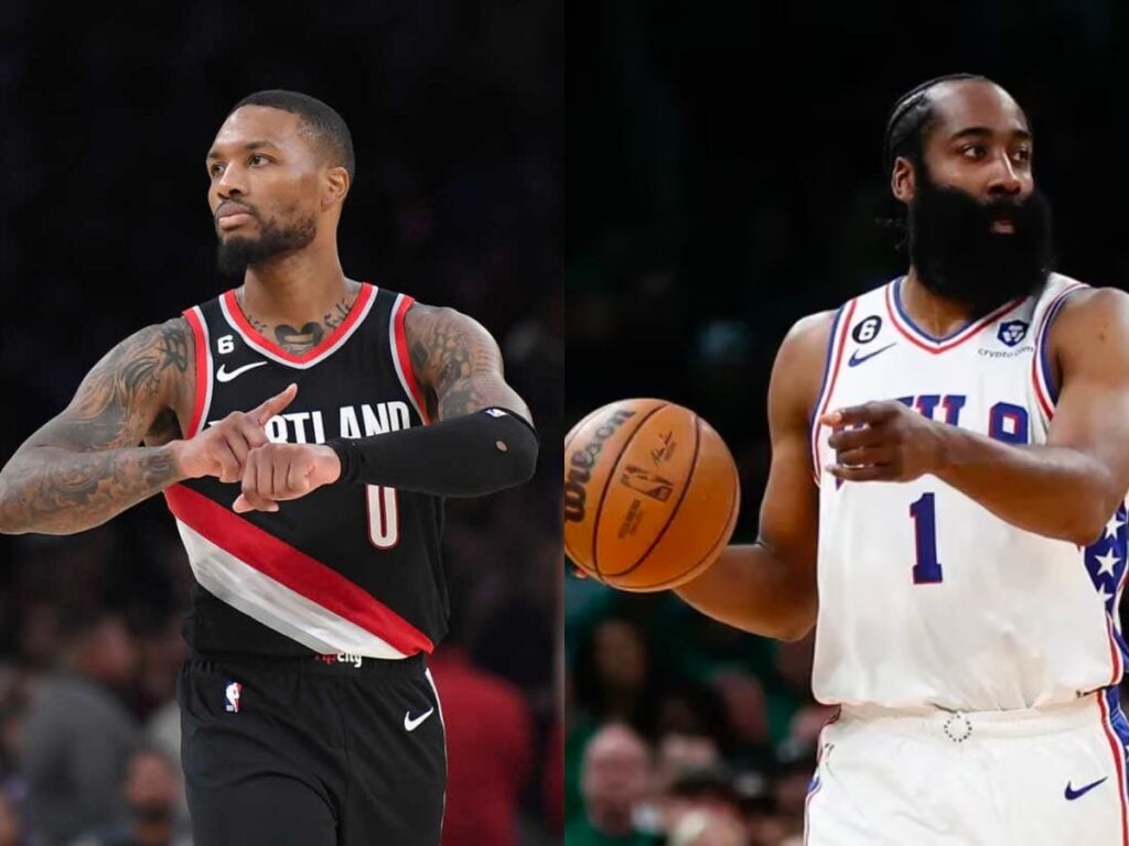 Damian Lillard and James Harden