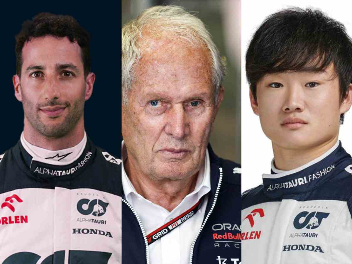 Daniel Ricciardo is risking his career by going up against Yuki Tsunoda, claims Helmut Marko