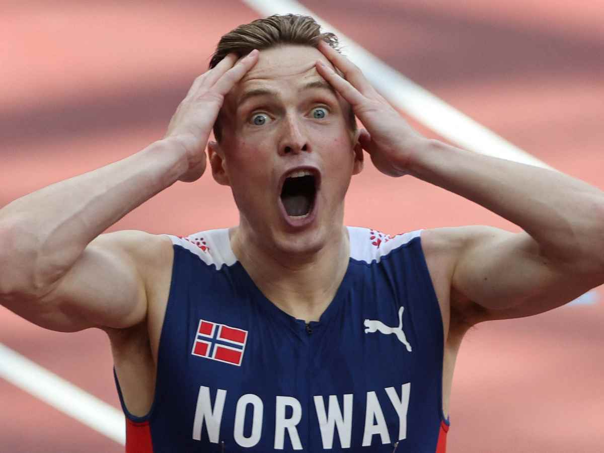 Olympic champion Karsten Warholm conquers 400-meter hurdles while slamming track protesters in an epic showdown