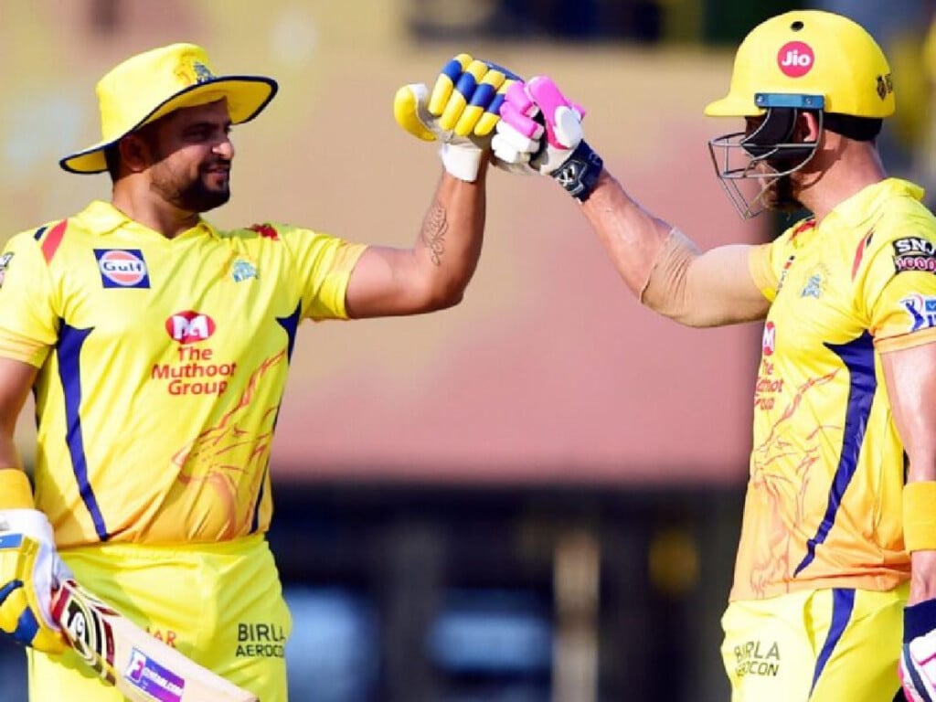 faf du plessis suresh raina