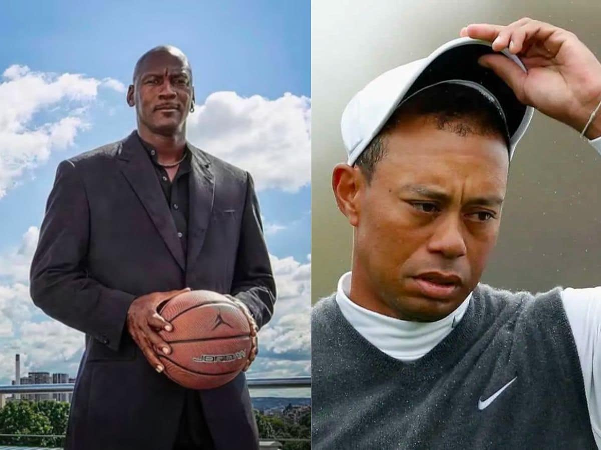 “I tried to help him, but the kid’s gonna get caught,” Michael Jordan knew Tiger Woods would be unable to HIDE AFFAIRS that led to $100M bitter divorce