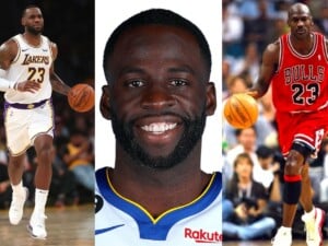 LeBron James, Draymond Green and Michael Jordan