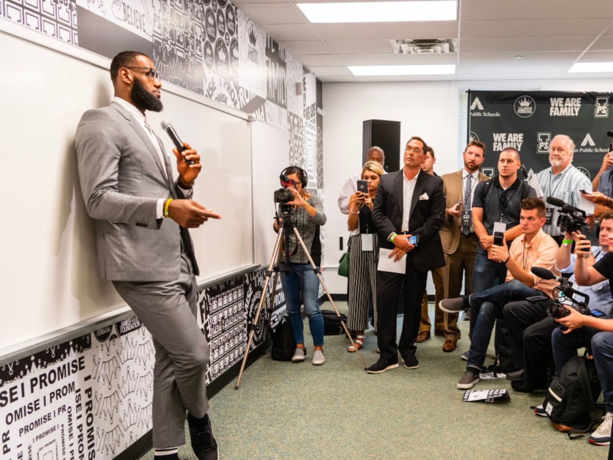 “LeBron is making these kids Letarded” – Shocking details about students at LeBron James’ ‘I Promise’ school has NBA Twitter FUMING