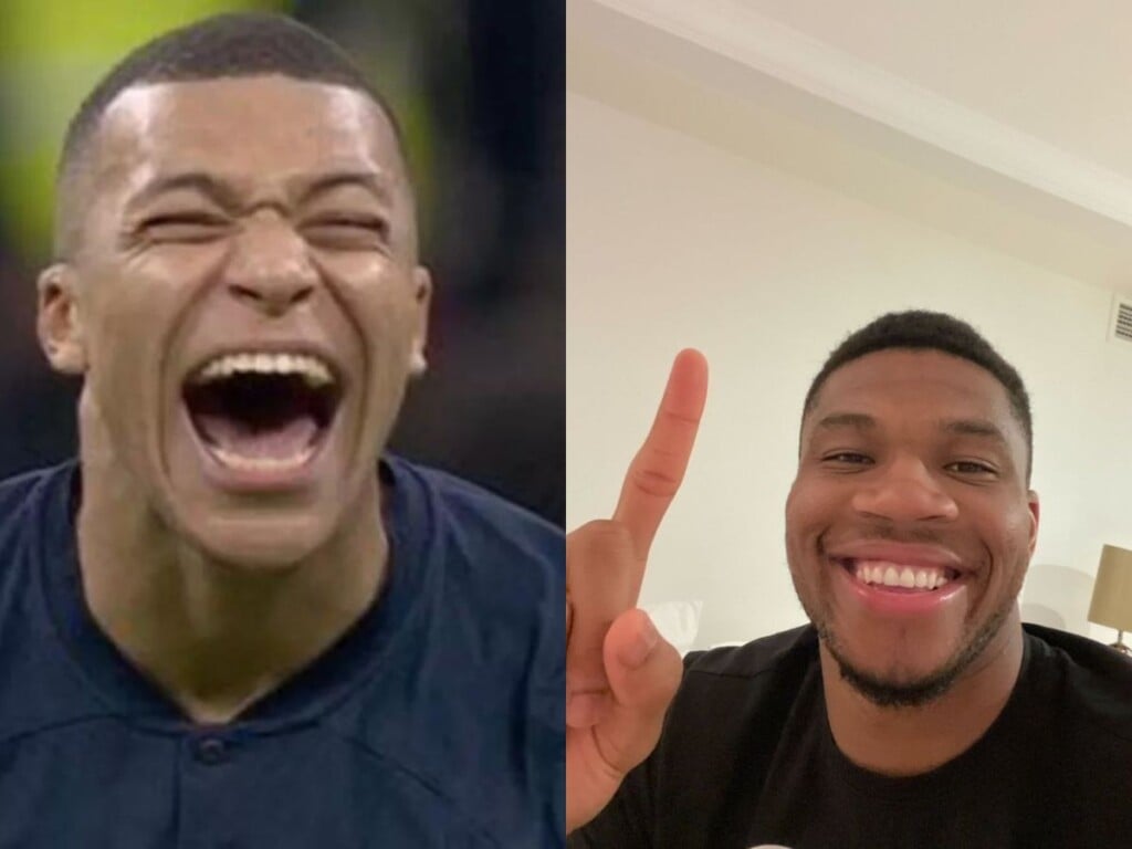 Giannis Antetokounmpo and Kylian Mbappe