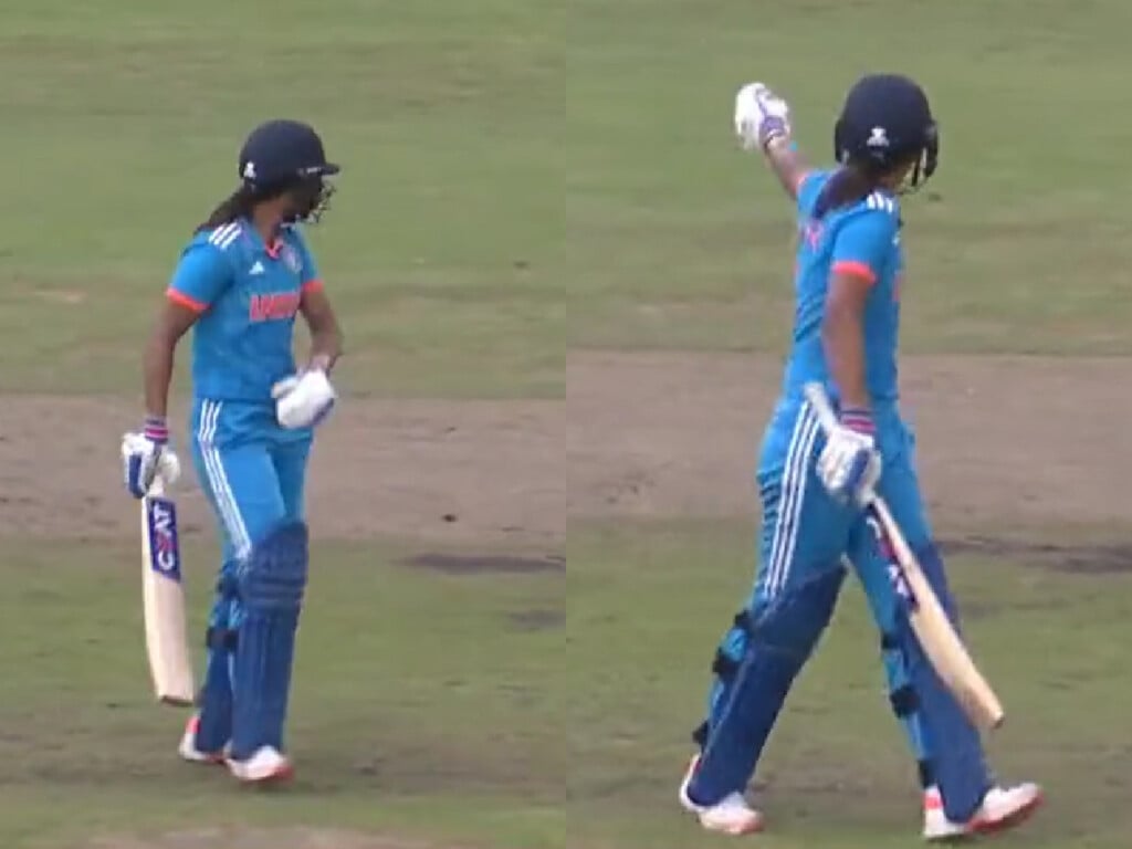 harmanpreet kaur angry