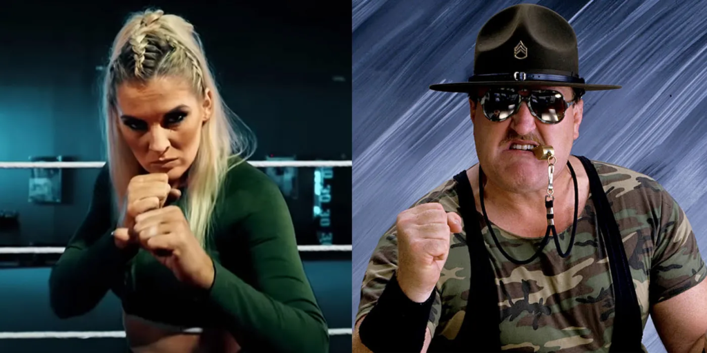 Lacey Evans and Sgt. Slaughter