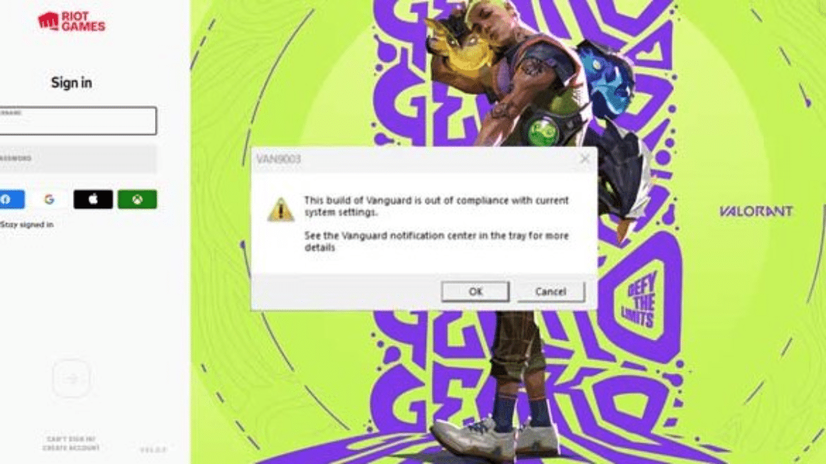 How to fix the “Vanguard Out of Compliance” error in Valorant Episode 7 Act 1